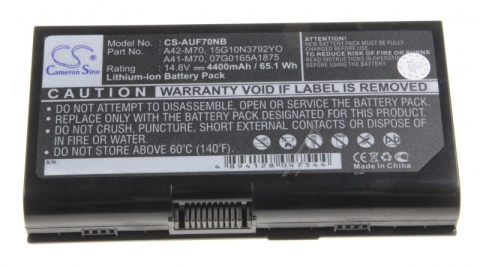 Baterii laptop - Baterie laptop compatibila COM 14,8 V pentru laptop Asus A42-M70