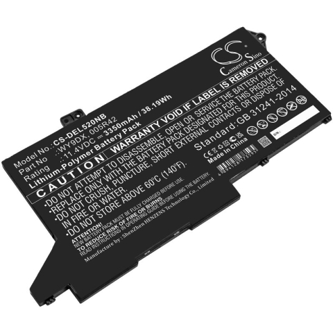 Baterii laptop - Baterie laptop compatibila COM 11,4 V pentru laptop Dell WY9DX