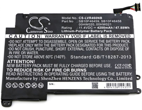Baterii laptop - Baterie laptop compatibila COM 11,4 V pentru laptop Lenovo 00HW020