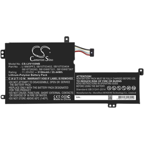 Baterii laptop - Baterie laptop compatibila COM 11,25 V pentru laptop Lenovo 5B10T03402