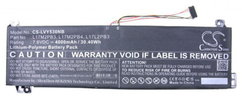 Baterii laptop - Baterie laptop compatibila COM 7,6 V pentru laptop Lenovo L17L2PB4