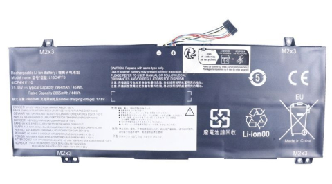 Baterii laptop - Baterie laptop compatibila COM 15,36 V pentru laptop Lenovo L18M4PF3