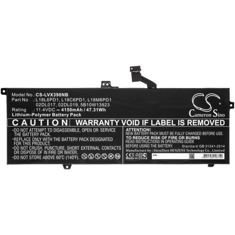 Baterii laptop - Baterie laptop compatibila COM 11,4 V pentru laptop Lenovo L18M6PD1