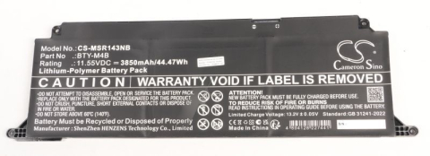 Baterii laptop - Baterie laptop compatibila COM 11,55 V pentru laptop MSI BTY-M4B