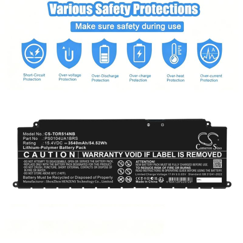 Baterie laptop compatibila COM 15,4 V pentru laptop Dynabook PS0104UA1BRS [1]