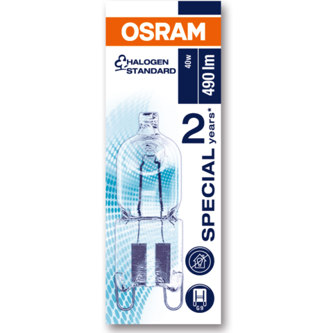 Accesorii Piese Cuptoare - Bec cuptor Osram Halopin Oven G9 40W 490 lm 2700K 230V clasa G