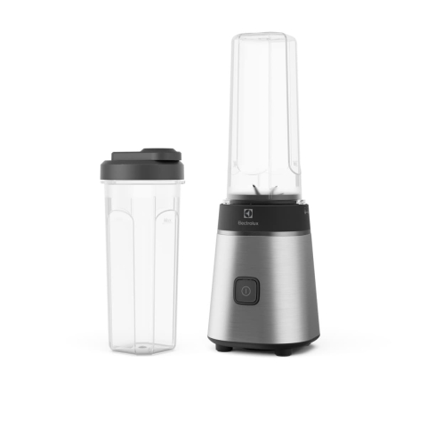 Electrocasnice mici - Blender Electrolux Create 3 Sports E3SB1-4ST Compact, 0.92L, Recipient Portabil 3 in 1, Lame TruFlow, Buton One-Touch, Inox