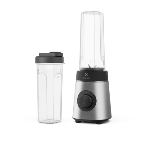 Electrocasnice mici - Blender Electrolux Create 4 E4SB1-4ST Compact, 0.92L, Recipient Portabil 3 in 1, Lame TruFlow, 2 Viteze, Pulse, Inox