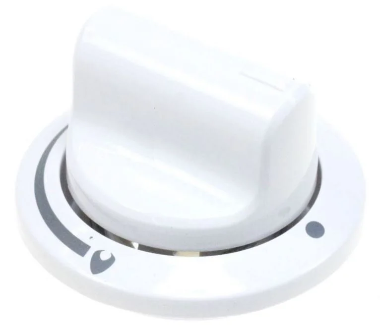 Accesorii Piese Plite Aragazuri - Buton alb cuptor aragaz Arctic, Beko 250315183