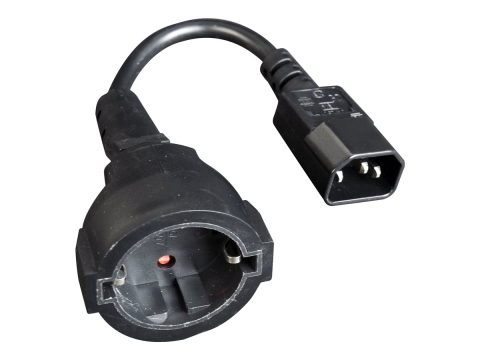 Cabluri - Cablu adaptor Shucko(M) la C14/UPS(M) PC-SFC14M-01