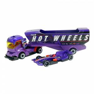 Set de joaca Mattel Hot Wheels Camion si masinuta Big Rig Heat [0]