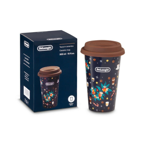 Cana termica DeLonghi Christmas DLSC075 ceramica perete dublu 300 ml [1]