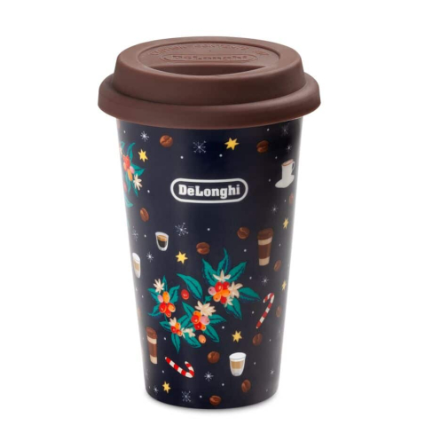 Accesorii Piese Espressoare Cafetiere - Cana termica DeLonghi Christmas DLSC075 ceramica perete dublu 300 ml