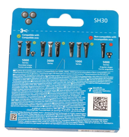 Capete de ras Philips SH30/50 set 3 bucati Series 1000 2000 3000 [2]