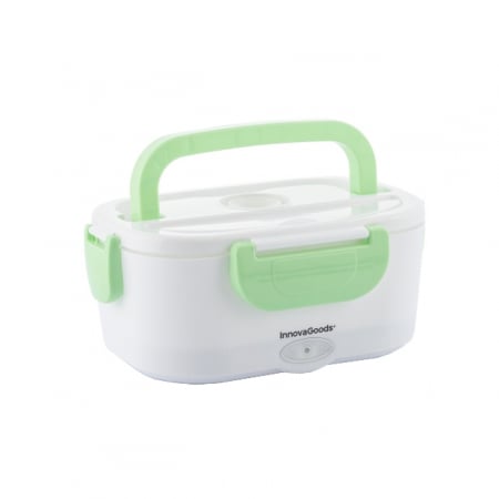 Bucatarie - Caserola Electrica pentru pranz, InnovaGoods, 40W, 220V, Alb Verde