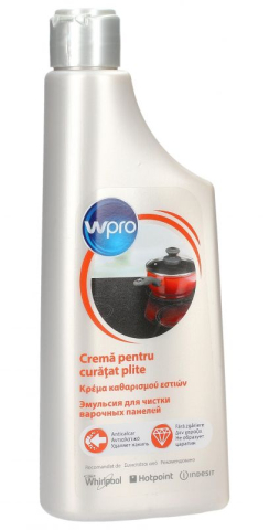 Accesorii Piese Plite Aragazuri - Crema curatare plita vitroceramica WPRO VTC 102, 250 ml, 484000008441