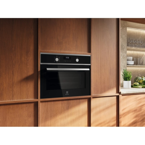 Cuptor compact incorporabil cu microunde Electrolux EVL6E49X CombiQuick 44 l inox [2]