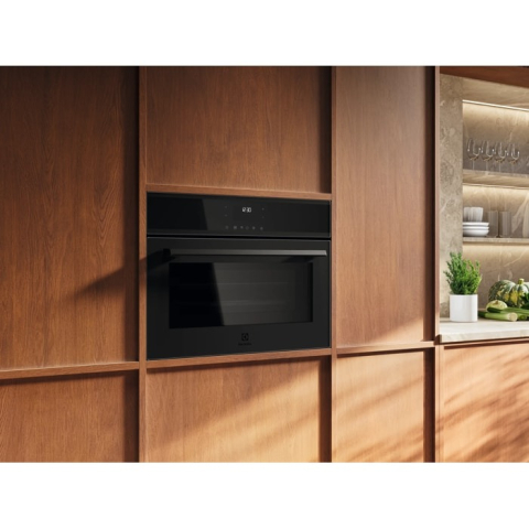 Cuptor compact incorporabil cu microunde Electrolux EVL7E06GE CombiQuick 44 l negru mat [2]