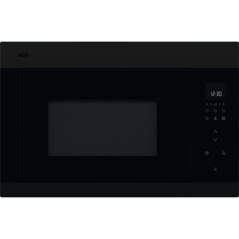 Cuptoare cu microunde - Cuptor cu microunde incorporabil AEG OMB6G261TT TouchOpen Black Matt Glass