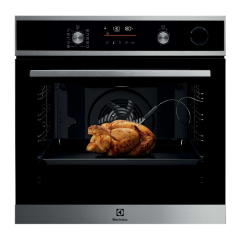 Cuptoare incorporabile - Cuptor electric incorporabil cu abur Electrolux EOC6P77WX SteamCrisp 700 72 l inox