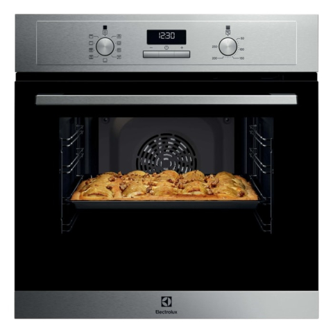 Campanie 5 ani garantie - Cuptor electric incorporabil cu abur Electrolux EOD3F40BX SteamBake 65 l inox antiamprenta