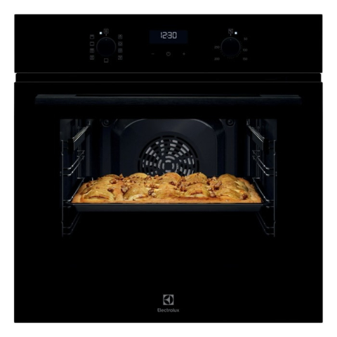 Campanie 5 ani garantie - Cuptor electric incorporabil cu abur Electrolux EOD5H70BZ SteamBake 600 65 l negru