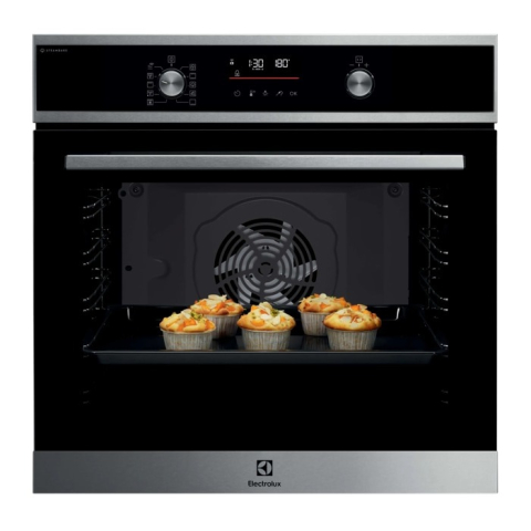 Campanie 5 ani garantie - Cuptor electric incorporabil cu abur Electrolux EOD6F77WX 72 l inox antiamprenta