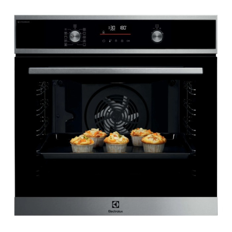 Campanie 5 ani garantie - Cuptor electric incorporabil cu abur Electrolux EOD6P66X SteamBake 72 l inox antiamprenta