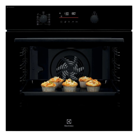 Campanie 5 ani garantie - Cuptor electric incorporabil cu abur Electrolux EOD6P77WZ SteamBake 600 72 l negru