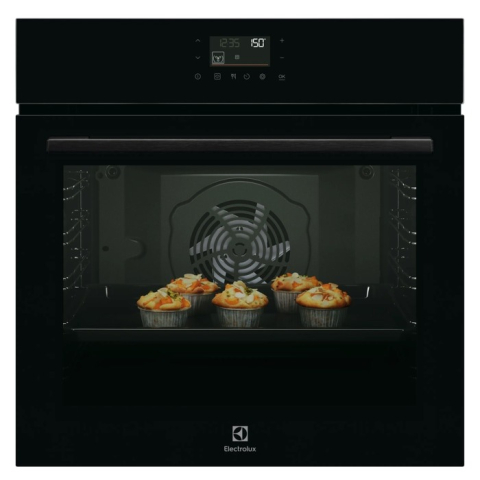 Campanie 5 ani garantie - Cuptor electric incorporabil cu abur Electrolux LOD7P86Z SteamBake 72 l negru