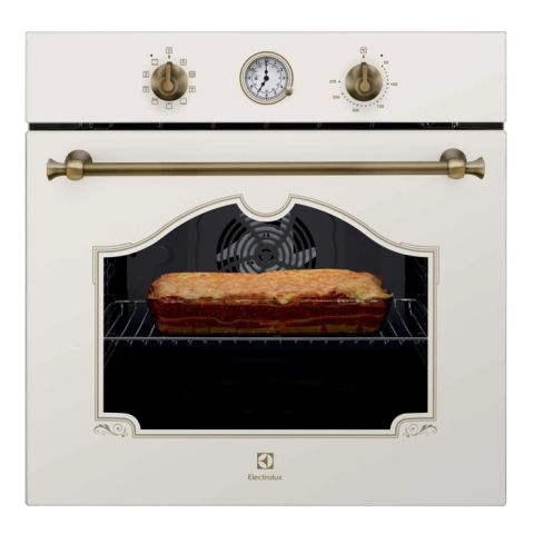 Campanie 5 ani garantie - Cuptor electric incorporabil Electrolux EOA5220FOV Rococo 72 l crem