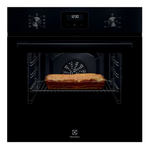 Campanie 5 ani garantie - Cuptor electric incorporabil Electrolux LOF3H10BK SurroundCook 65 l negru