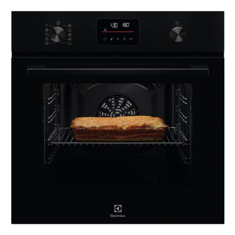 Campanie 5 ani garantie - Cuptor electric incorporabil Electrolux LOF4P06BK SurroundCook 65 l negru