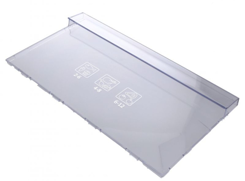 Accesorii Piese Frigidere Congelatoare - Fata sertar congelator Beko Arctic 4634610200, plastic transparent, 445 x 235 mm