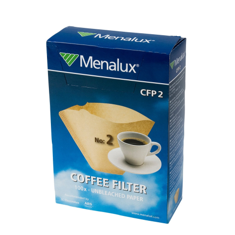 Accesorii Piese Espressoare Cafetiere - Filtre Cafea Menalux Nr 2 Cutie 100 Bucati Universale Cafetiere Filtru