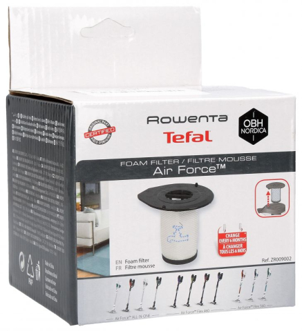 Accesorii Piese Aspiratoare - Filtru din spuma Rowenta ZR009002 pentru aspirator Air Force All in One