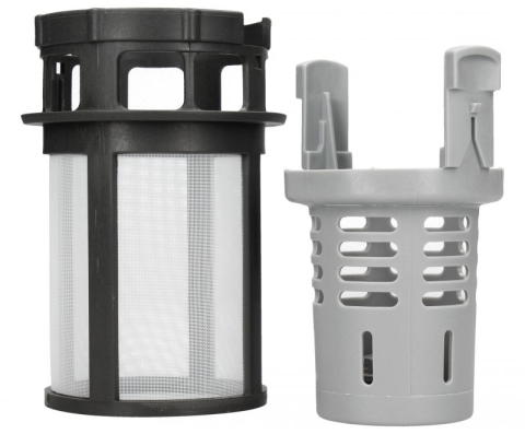 Accesorii Piese Masini Spalat Vase - Filtru fin masina de spalat vase Indesit Whirlpool Hotpoint Ariston negru 488000386682 C00386682