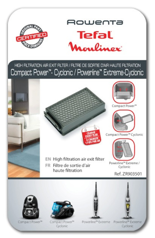 Filtru HEPA Rowenta ZR903501 pentru Powerline Extreme si Compact Power [3]