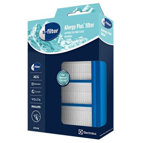 Accesorii Piese Aspiratoare - filtru-lavabil-electrolux-efs1w-s-filter-allergy-plus-aspirator