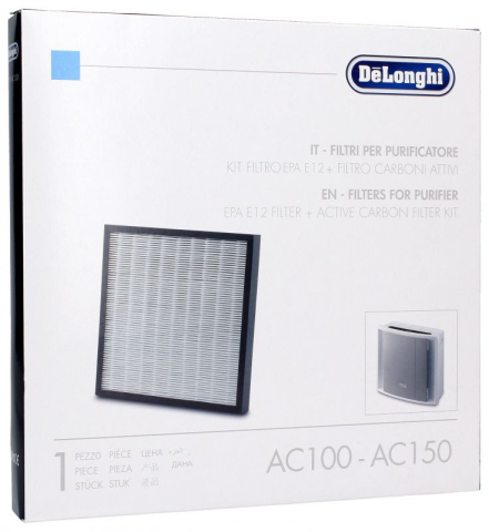 Filtru HEPA cu carbon activ original purificator aer DeLonghi AC100 AC150 [2]