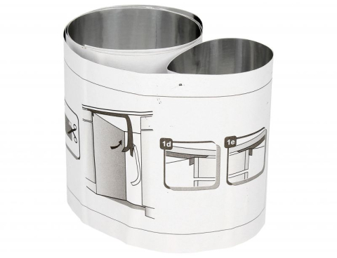 Folie protectie aburi blat masina de spalat vase, autoadeziva, 60 x 7,5 cm [1]