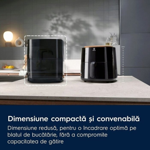 Friteuza cu aer cald Electrolux EAF5B Seria 500 - 5L, 1500W, Negru [4]