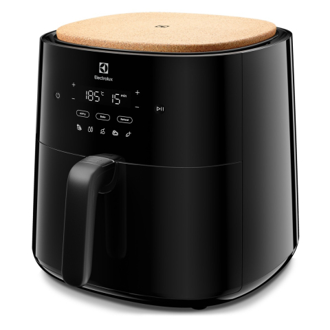 Electrocasnice - Friteuza cu aer cald Electrolux EAF7B Seria 700, 6.8 L, 1800 W, neagra, design compact