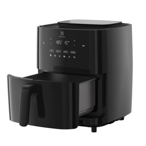 Friteuza cu aer cald Electrolux EAF7SB Seria 700, 6.9 L, 1700 W, neagra, cu functie de abur [1]