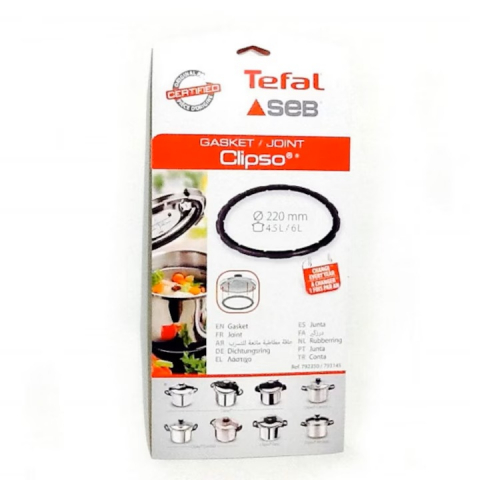 Accesorii Electrocasnice Mici - Garnitura silicon Tefal pentru oala sub presiune 22 cm Tefal Clipso