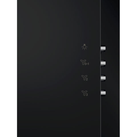 Hota semineu Electrolux LFV326Y 60 cm negru design vertical ExtractionTech 600 m3/h [3]