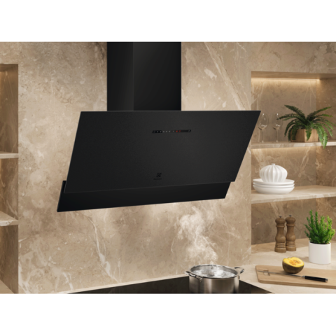 Hota semineu Electrolux LFV619Z 90 cm negru mat Breeze Hob2Hood Seria 700 700 m3/h [1]