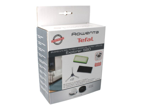 Accesorii Piese Aspiratoare - Kit 2 filtre si 2 perii laterale Rowenta ZR177002 pentru X-Plorer