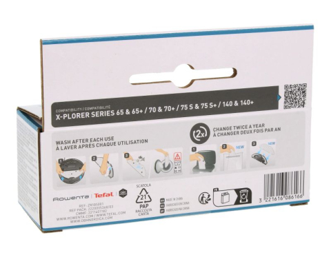 Kit 3 mopuri din microfibra Rowenta ZR185001 pentru robot X-Plorer [4]