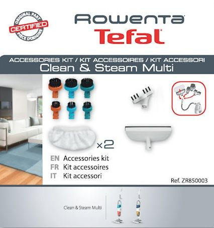 Accesorii Piese Aspiratoare - Kit accesorii Rowenta ZR850003 pentru Clean and Steam Multi